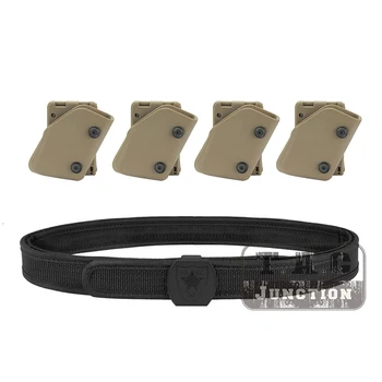 IPSC USPSA IDPA Competition High Speed Shooting Inner & Outer Belt w/ 4x Fast Draw Pistol Magazine Pouch Mag Carrier Holster
IPSC USPSA IDPA Competition High Speed Shooting Inner & Outer Belt w/ 4x Fast Draw Pistol Magazine Pouch Mag Carrier Holster