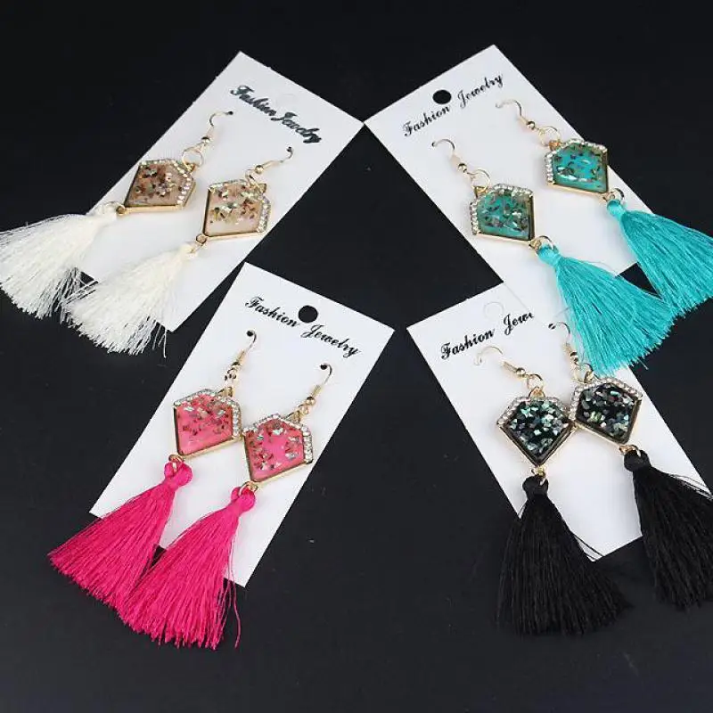 Summer New Long Retro Tassel Geometric Earrings Bohemian Famous Wind Earrings Women's Big Fashion Jewelry Wholesale Brincos
Summer New Long Retro Tassel Geometric Earrings Bohemian Famous Wind Earrings Women's Big Fashion Jewelry Wholesale Brincos