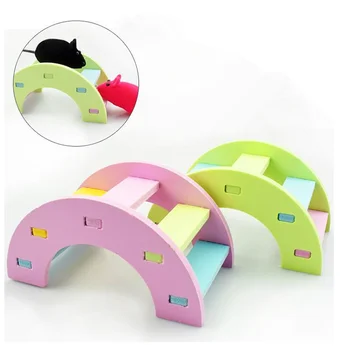 Rainbow Bridge Hamster Toys Guinea Pig Hamster Wooden Toy Physical Training Toys Small Tiny Pet Toy Hanging Climbing Ladder
Rainbow Bridge Hamster Toys Guinea Pig Hamster Wooden Toy Physical Training Toys Small Tiny Pet Toy Hanging Climbing Ladder