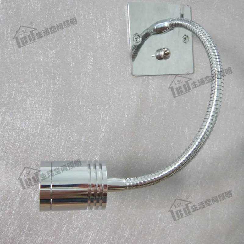 Topoch Reading Light above Bed with Switch on/off Square Base CREE LED 3W 200LM Flexible Arm AC100-240V DC12-24V Chrome Finish
Topoch Reading Light above Bed with Switch on/off Square Base CREE LED 3W 200LM Flexible Arm AC100-240V DC12-24V Chrome Finish