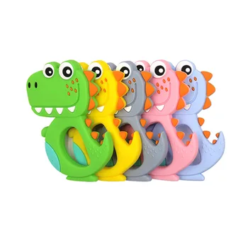 DHL 100pcs Safe Cartoon Baby Teethers BPA Free Cute Animal Dinosaur Ring Teether Toddler Silicone Chew Charms Kids Teething Toys
DHL 100pcs Safe Cartoon Baby Teethers BPA Free Cute Animal Dinosaur Ring Teether Toddler Silicone Chew Charms Kids Teething Toys