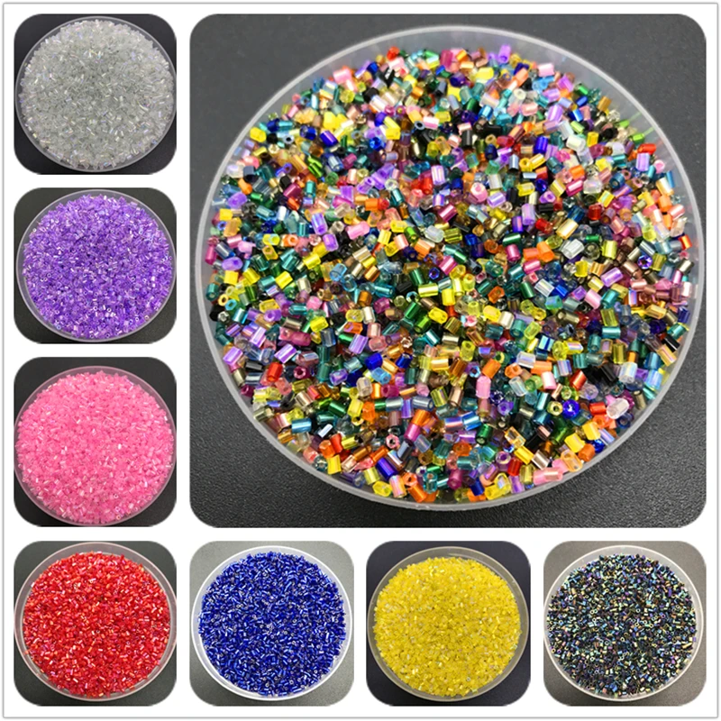 32Colors 800pcs Seed Beads Czech Cylindrical Glass Tube Bugle Beads For Necklace Bracelets Loose Beads DIY Jewelry Making
32Colors 800pcs Seed Beads Czech Cylindrical Glass Tube Bugle Beads For Necklace Bracelets Loose Beads DIY Jewelry Making