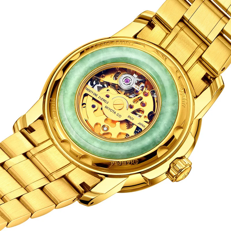 Brand Luxury Business Couple Watch Jade Hollow Mechanical Men Wristwatch Creative Dragon and Phoenix Totem Men and Women Clock
Brand Luxury Business Couple Watch Jade Hollow Mechanical Men Wristwatch Creative Dragon and Phoenix Totem Men and Women Clock