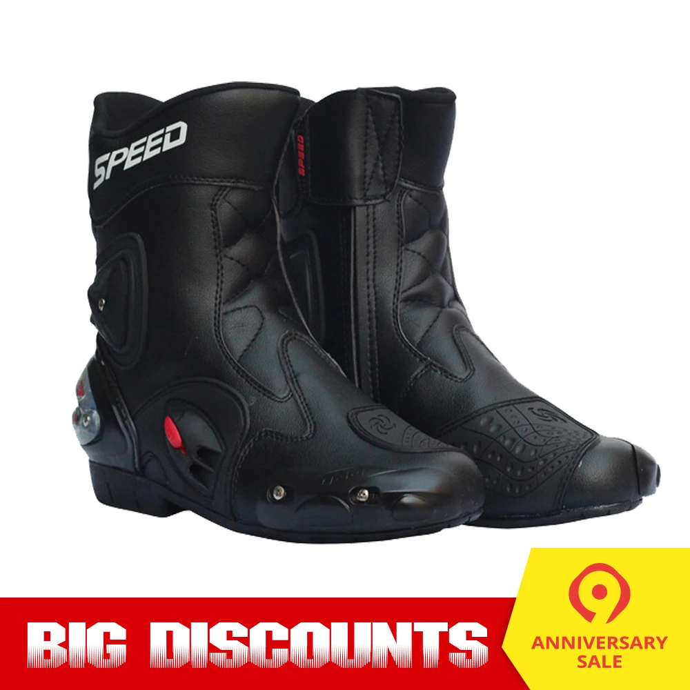 PRO-BIKER Motorcycle Boots bota motociclista Protective Gear SPEED Moto Shoes Motorcycle Riding Racing Motocross Boots BLACK
PRO-BIKER Motorcycle Boots bota motociclista Protective Gear SPEED Moto Shoes Motorcycle Riding Racing Motocross Boots BLACK