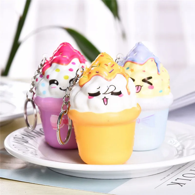 2018 Tops Quality Squishies Kawaii Ice Cream Slow Rising Cream Scented Keychain Stress Relief Toy coloriages antistress Gifts L*
2018 Tops Quality Squishies Kawaii Ice Cream Slow Rising Cream Scented Keychain Stress Relief Toy coloriages antistress Gifts L*
