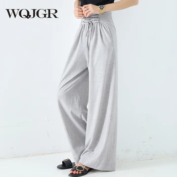 WQJGR 2019 Spring And Sunmer High Waist Gray And Black Wide Leg Pants Plus Size Pants Trousers
WQJGR 2019 Spring And Sunmer High Waist Gray And Black Wide Leg Pants Plus Size Pants Trousers