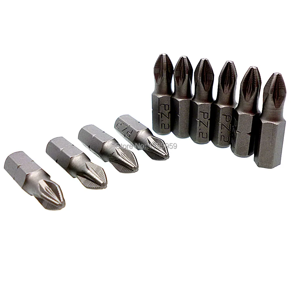 10 Piece Pozidriv PZ2 Magnetic Screwdriver Bit Set 25mm Long Impact Driver 1/4" 6.35mm Hex Shank Screwdriver Insert Bit
10 Piece Pozidriv PZ2 Magnetic Screwdriver Bit Set 25mm Long Impact Driver 1/4" 6.35mm Hex Shank Screwdriver Insert Bit