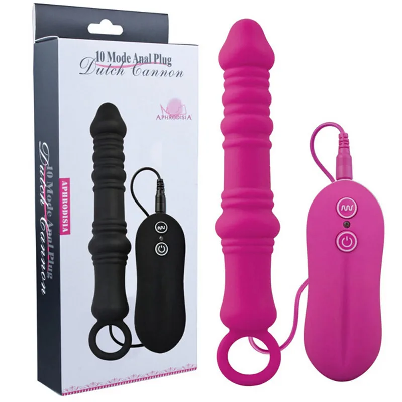 Silicone Butt Plug Anal Beads Plug Vibrations Anus G Spot Massager Dildo Vibrator Sex Toy for Men Women Adult Anal Sex Toys O4