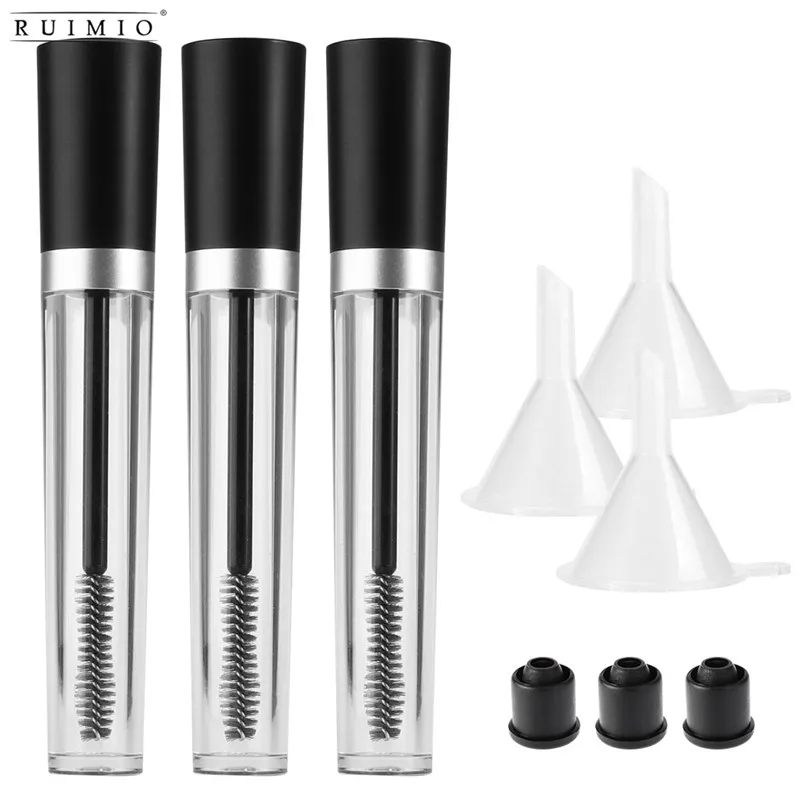 3pcs 7.5ml Empty Mascara Tube with 3pcs Eyelash Wand Eyelash Cream Container Bottle & Rubber Inserts & Funnels for Castor Oil
3pcs 7.5ml Empty Mascara Tube with 3pcs Eyelash Wand Eyelash Cream Container Bottle & Rubber Inserts & Funnels for Castor Oil