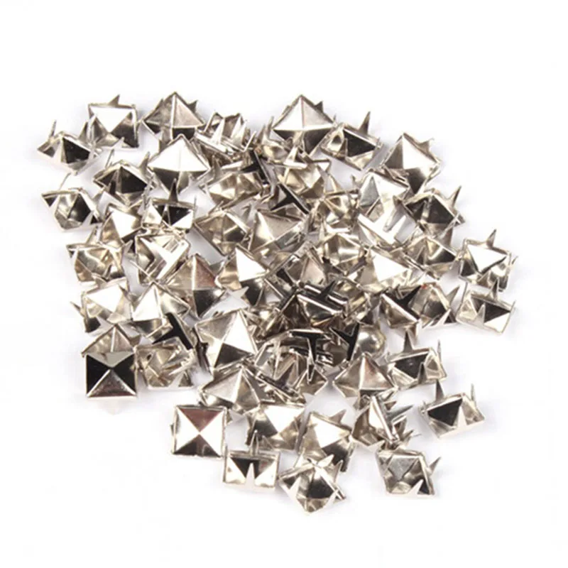 DIY Spike Square Stud Rivet 7mm 100Pcs/set Punk Bag Belt Craft Silver Stainless Steel Pyramid Stud Rivet for Bag Jewelry Sets
DIY Spike Square Stud Rivet 7mm 100Pcs/set Punk Bag Belt Craft Silver Stainless Steel Pyramid Stud Rivet for Bag Jewelry Sets