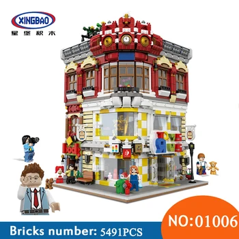 XingBao 01006 5491Pcs Genuine Creative MOC City Series The Toys and Bookstore Set Building Blocks Bricks Toys For Children Gift
XingBao 01006 5491Pcs Genuine Creative MOC City Series The Toys and Bookstore Set Building Blocks Bricks Toys For Children Gift
