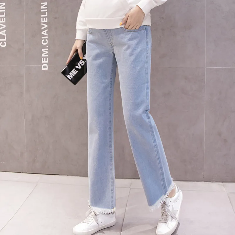 Pregnant women's pants in autumn style wear fashion mothers'jeans in 2019. Slim broad-legged in costume Cotton
Pregnant women's pants in autumn style wear fashion mothers'jeans in 2019. Slim broad-legged in costume Cotton