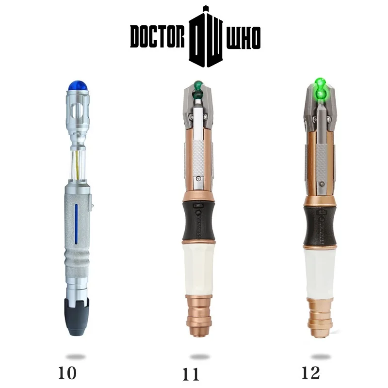 10th/12th Doctor Who Screwdriver Cospaly Light and Sounds Official Sonic Toys Dr.WHO Collection Action Figure Toys Gift In Box
10th/12th Doctor Who Screwdriver Cospaly Light and Sounds Official Sonic Toys Dr.WHO Collection Action Figure Toys Gift In Box