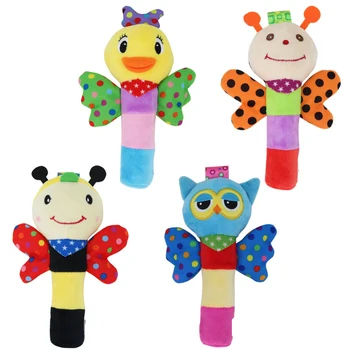 Baby Cute Hand Grasp Plush Rattle BB Stick Wings Handbell Insect Bee Appease Stuffed Toy Intelligent Kids Gifts
Baby Cute Hand Grasp Plush Rattle BB Stick Wings Handbell Insect Bee Appease Stuffed Toy Intelligent Kids Gifts