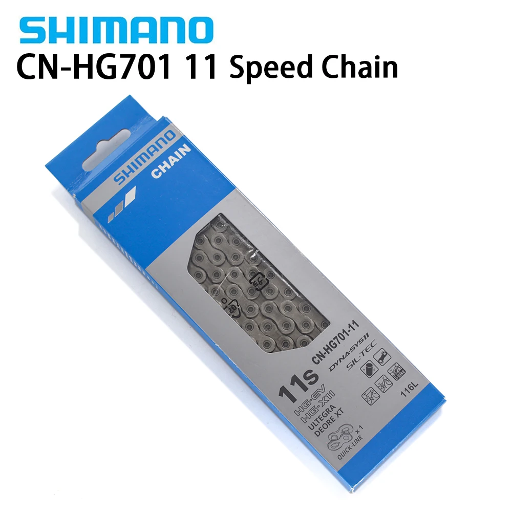 SHIMANO ULTEGRA DEORE XT HG701 HG700 Chain 11-Speed Mountain Bike Bicycle Chain HG6800 CN-HG701 MTB Road Bike Chains
SHIMANO ULTEGRA DEORE XT HG701 HG700 Chain 11-Speed Mountain Bike Bicycle Chain HG6800 CN-HG701 MTB Road Bike Chains