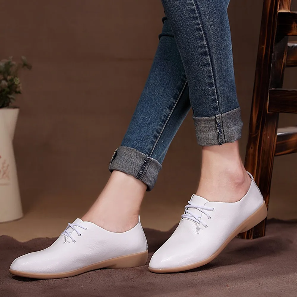 SAGACE Shoes Women High Quality Leather Flat Bottom With Soft Lace-up Leisure Shoes Female Comfortable Sandals Dropship May21
SAGACE Shoes Women High Quality Leather Flat Bottom With Soft Lace-up Leisure Shoes Female Comfortable Sandals Dropship May21