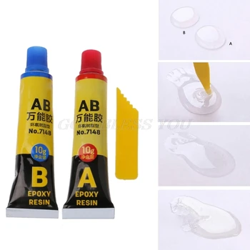 2PCS Epoxy Resin AB Glue All Purpose Adhesive Super Glue For Glass Metal Ceramic Drop Shipping
2PCS Epoxy Resin AB Glue All Purpose Adhesive Super Glue For Glass Metal Ceramic Drop Shipping
