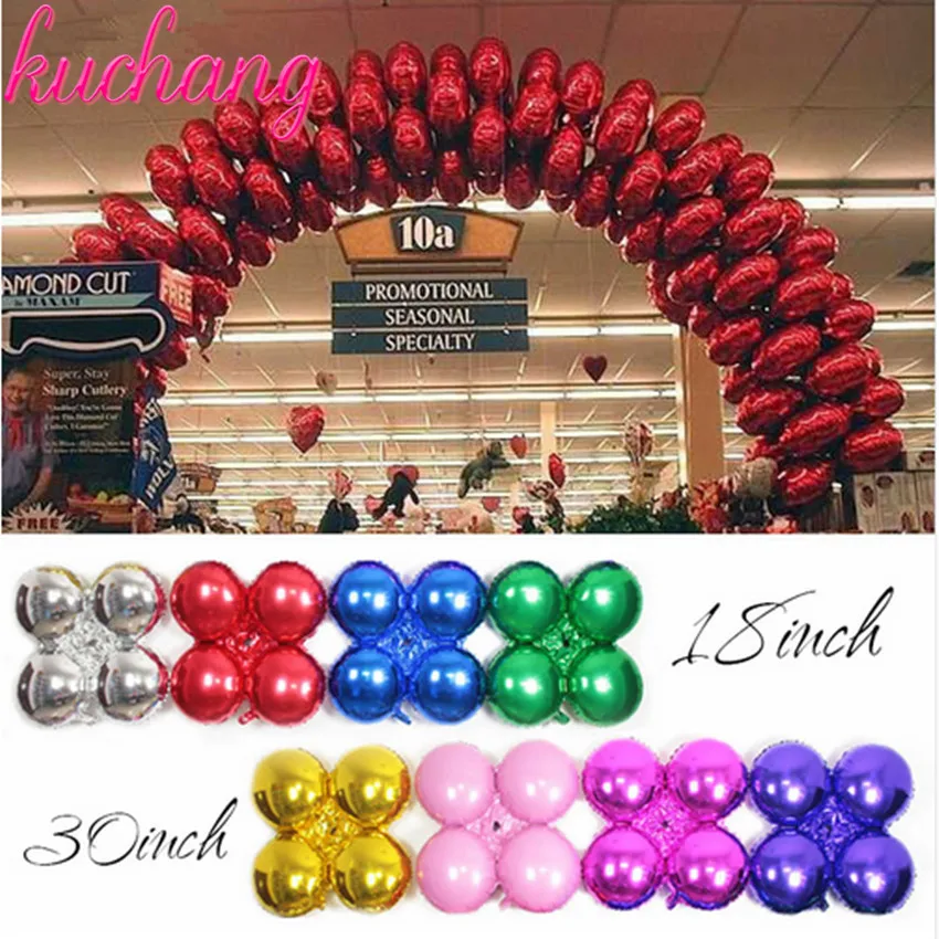 50pcs/lot 4petals 18inch flower aluminum foil balloons arch four leaf clover baloes building column arch for wedding decor globo
50pcs/lot 4petals 18inch flower aluminum foil balloons arch four leaf clover baloes building column arch for wedding decor globo