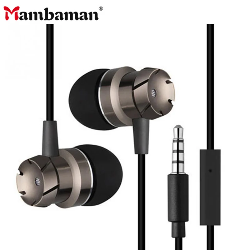 Mambaman Turbo Metal Earphones Sports Noise Cancelling Headphones for Phone Stereo Headset with Mic for Xiaomi Computer iPhone
Mambaman Turbo Metal Earphones Sports Noise Cancelling Headphones for Phone Stereo Headset with Mic for Xiaomi Computer iPhone