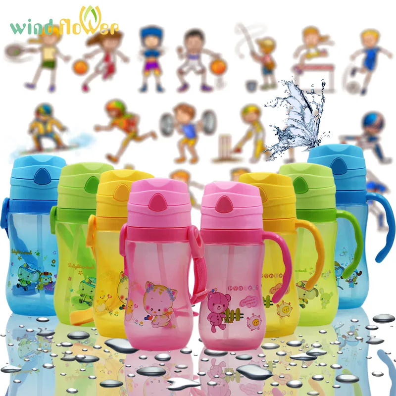 Wind flower 2018-New Style 350ml Child Pipette With Strap Handle Or A Rope Plastic Straw And Prevent Leakage Plastic Water Bottl
Wind flower 2018-New Style 350ml Child Pipette With Strap Handle Or A Rope Plastic Straw And Prevent Leakage Plastic Water Bottl