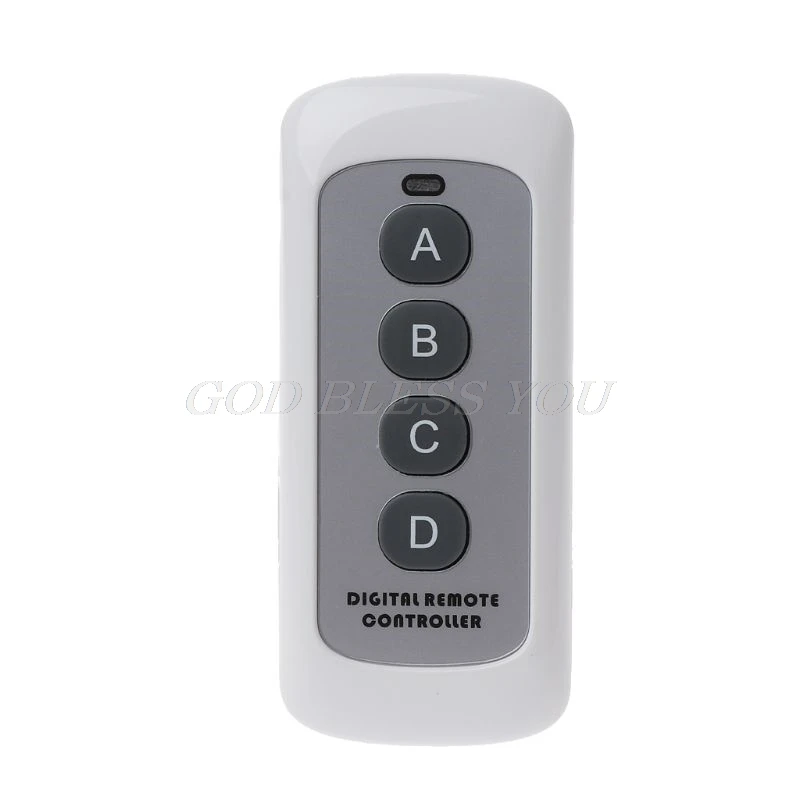 433MHz 4 Button Wireless Remote Control light Switch Learning Code EV1527 Transmitter for Smart Home Garage Door Opener
433MHz 4 Button Wireless Remote Control light Switch Learning Code EV1527 Transmitter for Smart Home Garage Door Opener