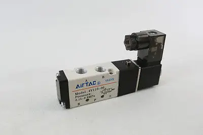 1x4V110-06 5Ports2Position одинарный соленоид пневматический Valve1/8 BSPT AC110V QC
1x4V110-06 5Ports2Position одинарный соленоид пневматический Valve1/8 BSPT AC110V QC