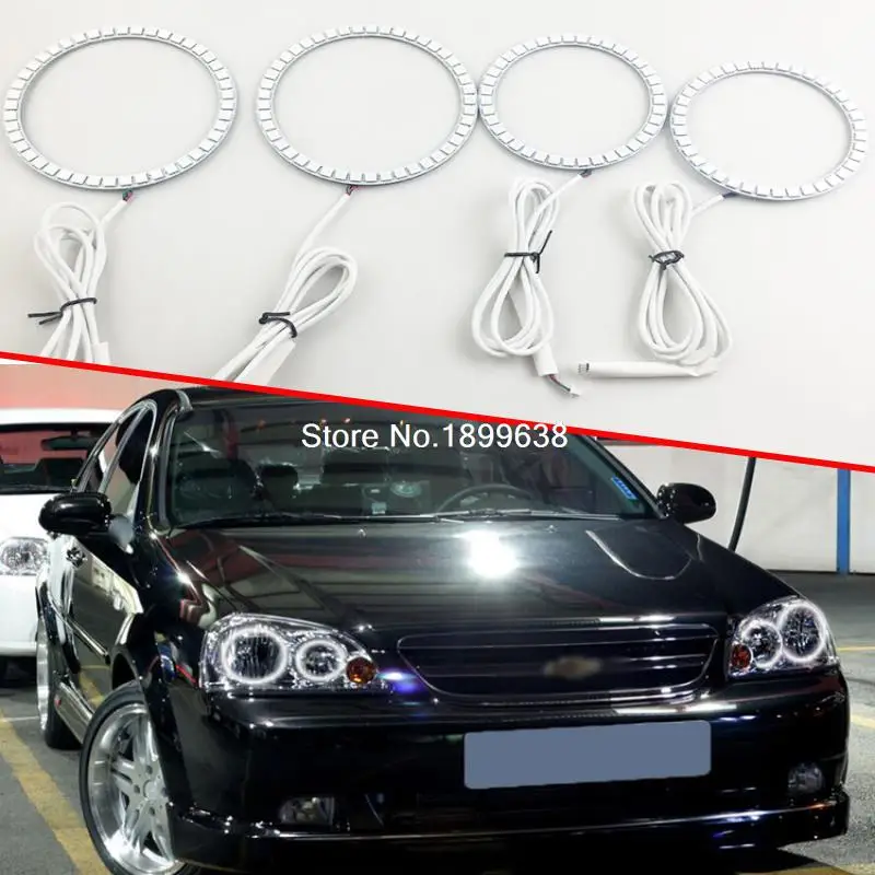 Super bright 7 color RGB LED Angel Eyes Kit with a remote control car styling For Chevrolet Lacetti Optra Nubira 2002-2008
Super bright 7 color RGB LED Angel Eyes Kit with a remote control car styling For Chevrolet Lacetti Optra Nubira 2002-2008