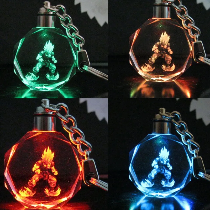 Wholesale 10pcs/Lot DRAGON BALL LED Keychain Dragonball Z Saiyajin Son Goku Crystal Keychain LED Pendant
Wholesale 10pcs/Lot DRAGON BALL LED Keychain Dragonball Z Saiyajin Son Goku Crystal Keychain LED Pendant