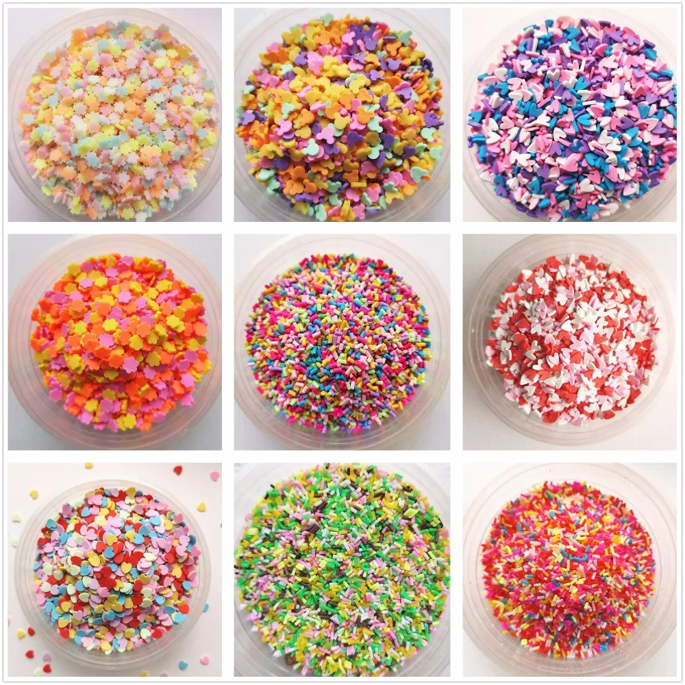 20g/lot Cute Fake Clay Sprinkles Colorful Heart Five Star Bow Candy Sprinkles for Crafts Making, DIY Cake Dessert Decoration
20g/lot Cute Fake Clay Sprinkles Colorful Heart Five Star Bow Candy Sprinkles for Crafts Making, DIY Cake Dessert Decoration
