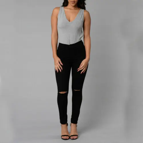 2019 new ripped jeans for women Women big size ripped trousers stretch pencil pants leggings women jeans
2019 new ripped jeans for women Women big size ripped trousers stretch pencil pants leggings women jeans