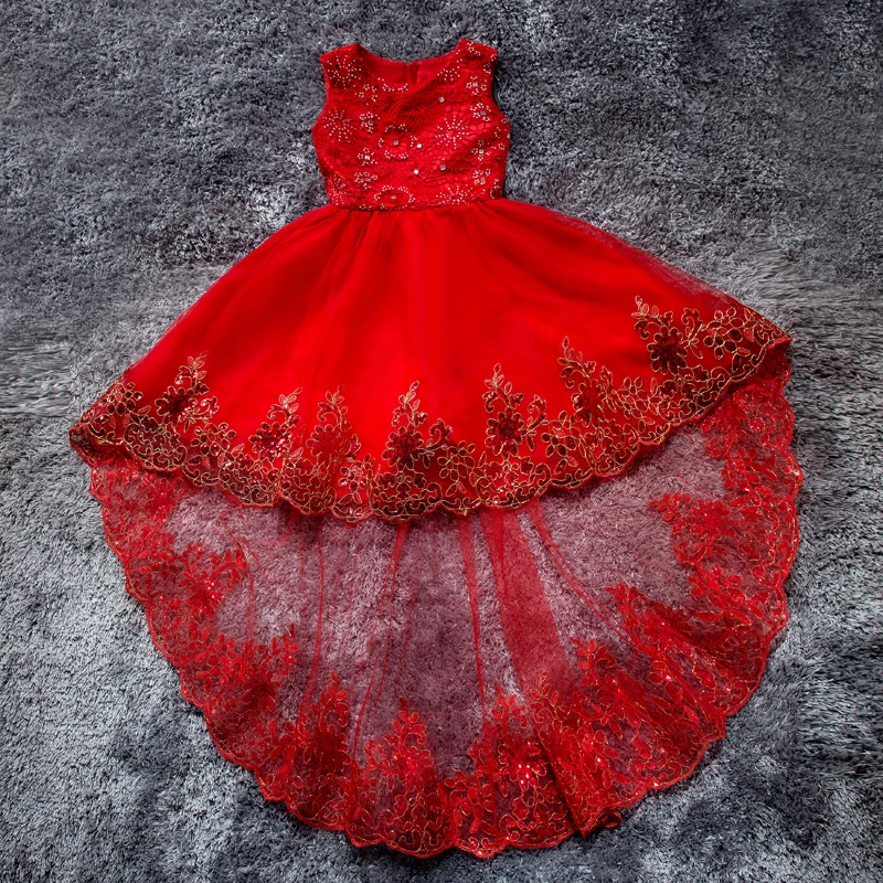 New Flower Girl Dresses with Bow Short Front Long Back Communion Party Pageant Dress for Wedding Girls Kids/Child Birthday Dress
New Flower Girl Dresses with Bow Short Front Long Back Communion Party Pageant Dress for Wedding Girls Kids/Child Birthday Dress