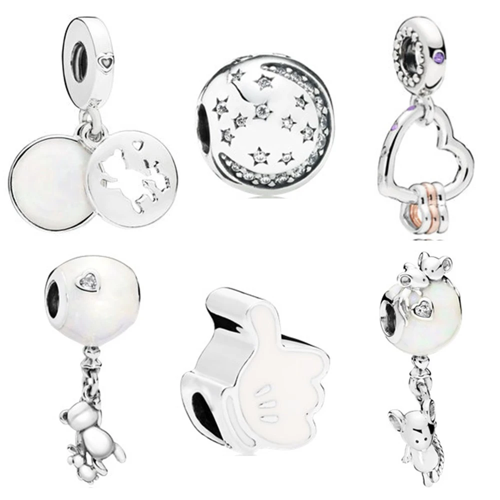 dodocharms 925 Silver Bear Mouse Love MOM Balloon Bead Fit Original Pandora Bead Bracelet Women Charm DIY Jewelry
dodocharms 925 Silver Bear Mouse Love MOM Balloon Bead Fit Original Pandora Bead Bracelet Women Charm DIY Jewelry