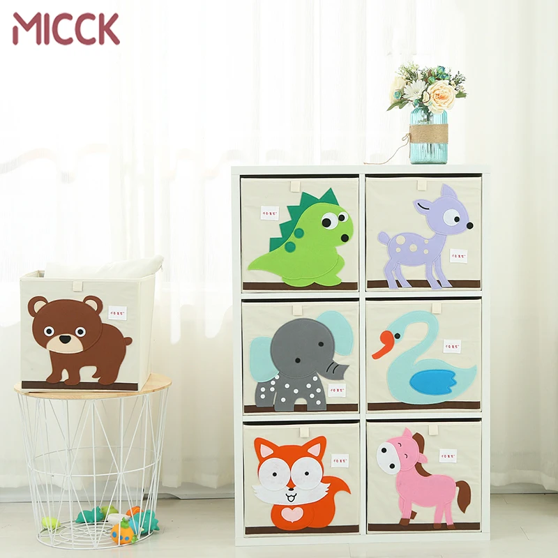 MICCK Embroider Cartoon Animal Storage Box Kid Toy Clothes Organizer Box Wardrobe Underwear Storage Folding Desktop Organizer
MICCK Embroider Cartoon Animal Storage Box Kid Toy Clothes Organizer Box Wardrobe Underwear Storage Folding Desktop Organizer