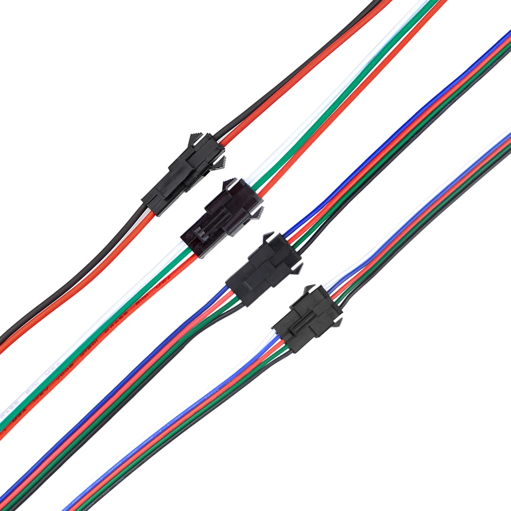 JST SM Connector 2pin / 3pin / 4pin / 5pin Male and Female connector wire cable Set for LED Strip Light 5set/lot
JST SM Connector 2pin / 3pin / 4pin / 5pin Male and Female connector wire cable Set for LED Strip Light 5set/lot