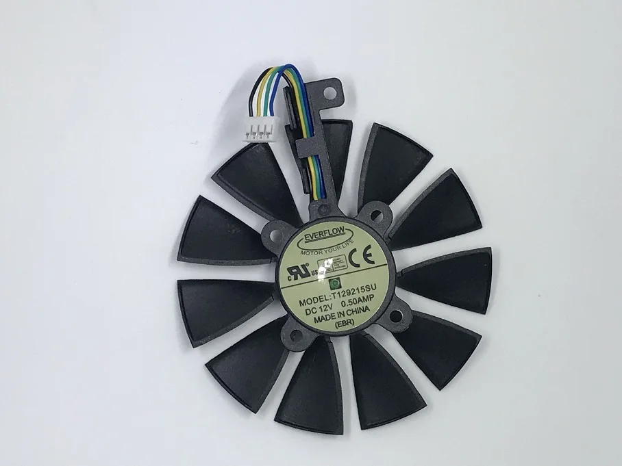 Вентилятор охлаждения Everflow 87 мм T129215SU 4Pin 0.50A для вентиляторов видеокарт GTX 980 Ti GTX 1050 1060 1080 1070 RX 480 470
Вентилятор охлаждения Everflow 87 мм T129215SU 4Pin 0.50A для вентиляторов видеокарт GTX 980 Ti GTX 1050 1060 1080 1070 RX 480 470
