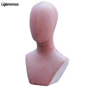 1pc Female Abstract Mannequin Head Display Hats Wig Scarves Headscarves Necklace Insertable Needle Foam Cloth Velvet Fabric Pink
1pc Female Abstract Mannequin Head Display Hats Wig Scarves Headscarves Necklace Insertable Needle Foam Cloth Velvet Fabric Pink
