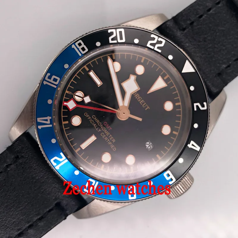 41mm Cougert mens watch Gmt auto date watch Automatic Self-Wind lunminous hands watch
41mm Cougert mens watch Gmt auto date watch Automatic Self-Wind lunminous hands watch