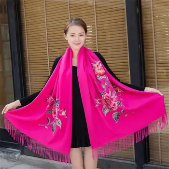 Hot Pink Embroider Flower Pashmina Cashmere Scarf Female Winter Warm Scarf Shawl Fashion Shawl Scarves Cape Mujeres Bufanda QM04
Hot Pink Embroider Flower Pashmina Cashmere Scarf Female Winter Warm Scarf Shawl Fashion Shawl Scarves Cape Mujeres Bufanda QM04
