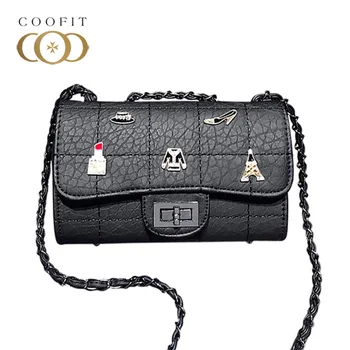 Coofit Mini Flap Cover Messenger Bags Womens Fashion Stylish PU Leather Shoulder Bags With Chain Strap Black For Girls Ladies
Coofit Mini Flap Cover Messenger Bags Womens Fashion Stylish PU Leather Shoulder Bags With Chain Strap Black For Girls Ladies