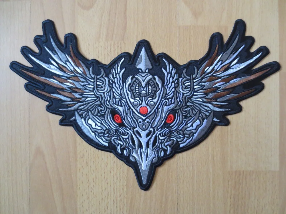 13.8 inches large Embroidery Patches for Jacket Back Vest Motorcycle Biker Iron on Devil Eagle
13.8 inches large Embroidery Patches for Jacket Back Vest Motorcycle Biker Iron on Devil Eagle
