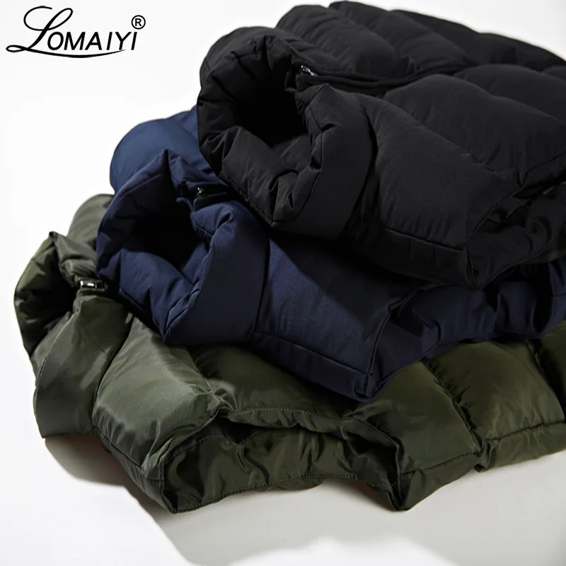 LOMAIYI M 6XL мужской зимний жилет теплый с толстой подкладкой мужская куртка без