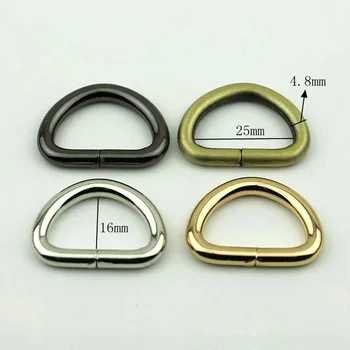 BDTHOOO 20pcs Metal Diameter 25mm Wire D Duckle Iron Plating Buckle DIY Handbag Strap Buckle Luggage Belt Hardware Accessories
BDTHOOO 20pcs Metal Diameter 25mm Wire D Duckle Iron Plating Buckle DIY Handbag Strap Buckle Luggage Belt Hardware Accessories