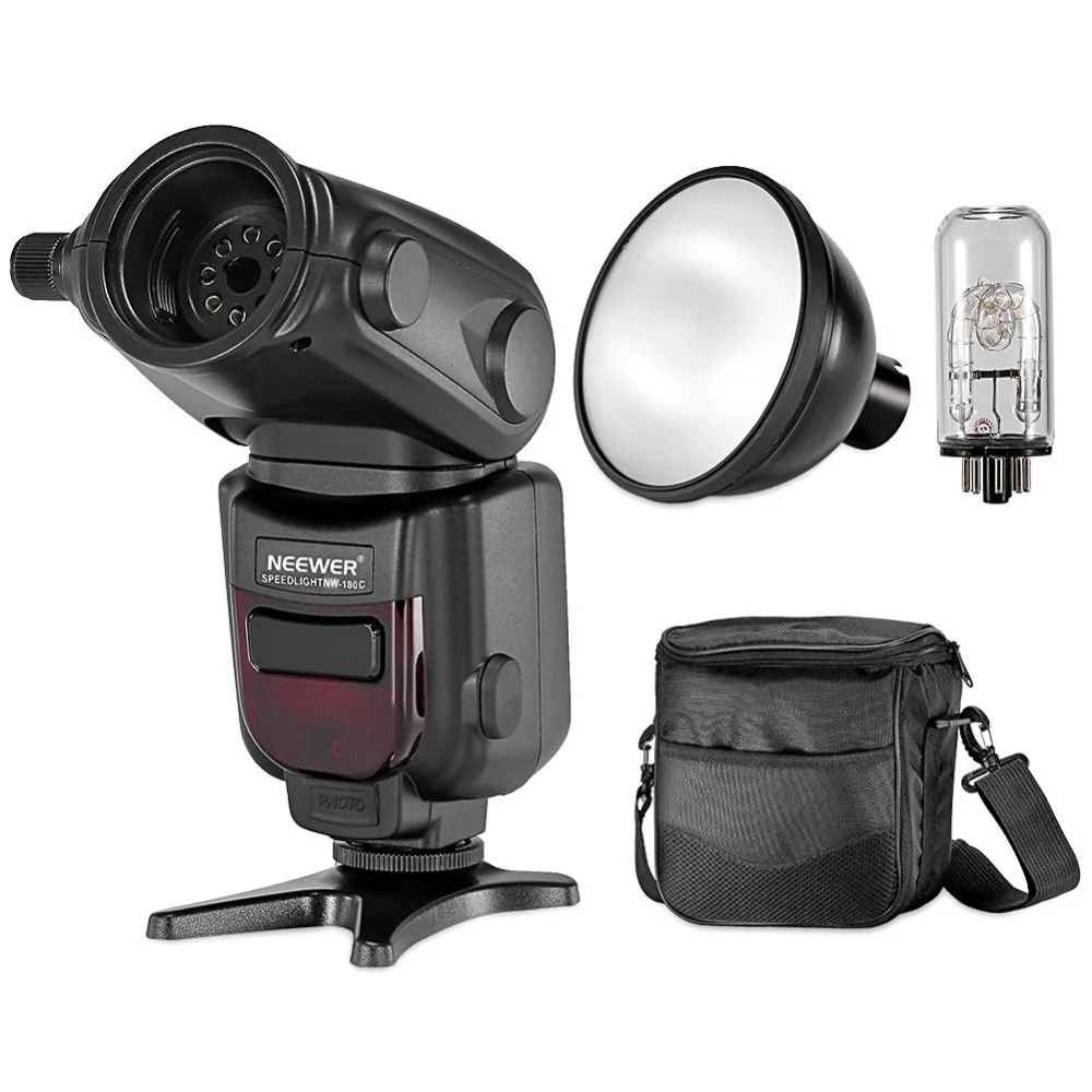 Neewer E-TTL HSS Slave Outdoor Flash Speedlite Strobe Light+Diffuser Lamp Reflector+Protective Bag for Canon EOS 1100D 550D 5D
Neewer E-TTL HSS Slave Outdoor Flash Speedlite Strobe Light+Diffuser Lamp Reflector+Protective Bag for Canon EOS 1100D 550D 5D