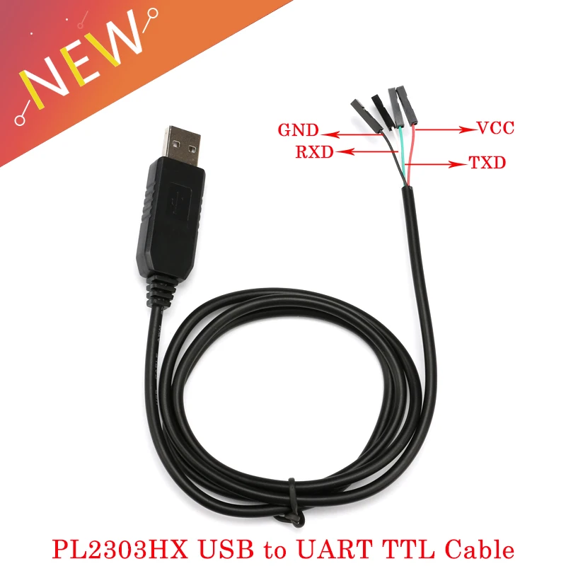 PL2303 PL2303HX модуль кабеля TTL с USB на UART 4 p контактный конвертер RS232 5 В
