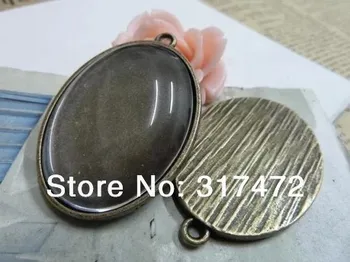 Free shipping!!!DIY manual material within the ancient bronze pendant base 30 x 40 mm Cabochon Setting
Free shipping!!!DIY manual material within the ancient bronze pendant base 30 x 40 mm Cabochon Setting