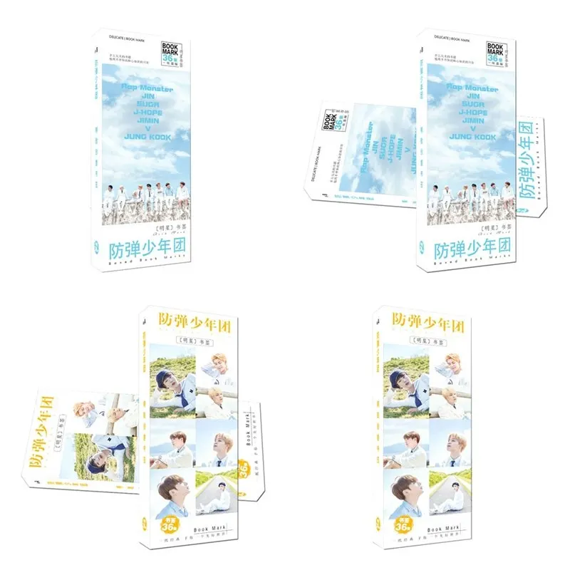 KPOP Bangtan Boys Latest Postcard ARMY Prefect Gift paper creative bookmark bookmark a small school gift card
KPOP Bangtan Boys Latest Postcard ARMY Prefect Gift paper creative bookmark bookmark a small school gift card