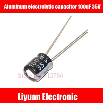 50pcs/lot Aluminum electrolytic capacitor 100uF 35V 6.3*12 Electrolytic capacitor
50pcs/lot Aluminum electrolytic capacitor 100uF 35V 6.3*12 Electrolytic capacitor