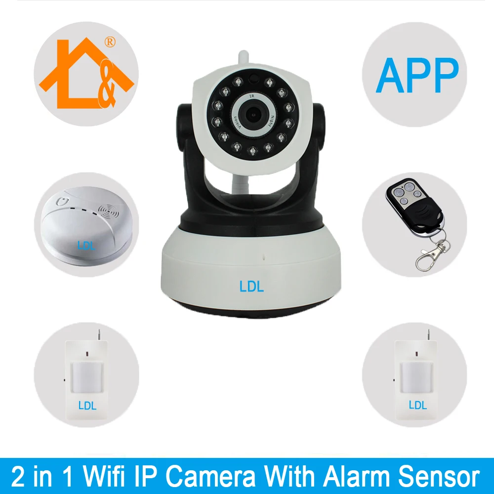 720P Wireless Wifi Camera Security Surveillance CCTV Network with PIR Detector App Remote Control for Home Alarm System
720P Wireless Wifi Camera Security Surveillance CCTV Network with PIR Detector App Remote Control for Home Alarm System