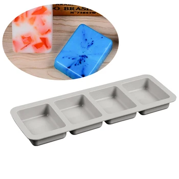 4 Cavities Geometric Soap Loaf Silicone Mold DIY Tool Soap Cake Making Supplies - Rectangular
4 Cavities Geometric Soap Loaf Silicone Mold DIY Tool Soap Cake Making Supplies - Rectangular