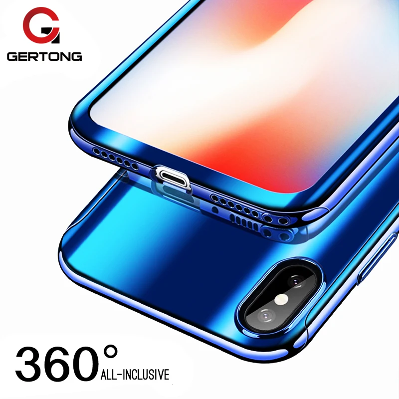 360 Degrees Full Cover PC Case For iPhone 8 6 S 6S 7 Plus X With Tempered Glass Plating Mirror Phone Cover For iPhone 7 8 X 10
360 Degrees Full Cover PC Case For iPhone 8 6 S 6S 7 Plus X With Tempered Glass Plating Mirror Phone Cover For iPhone 7 8 X 10
